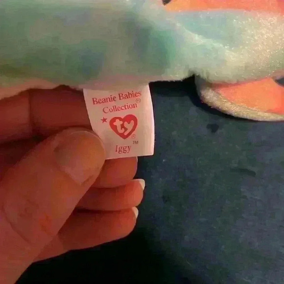 Ty Beanie Baby Iggy - Picture 3 of 6